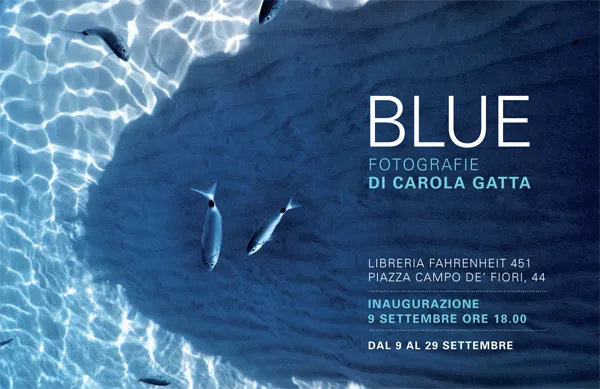 Mostra personale “Blue” (Solo exhibition “Blue”) — 1