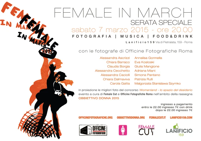 Serata “Female in March” – 7 marzo 2015 (“Female in March” Evening – 7 March 2015) — 1